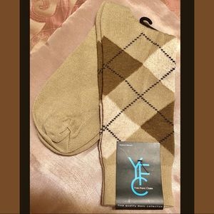 YFC Yves Franc Claire Checker Socks